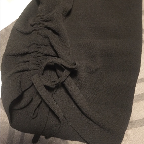 2x Black Long jacket/ blazer w/ drawstring waist - Picture 3 of 4